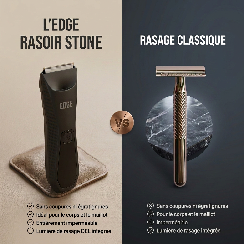 Edge - De la barbe aux couilles. Simple.