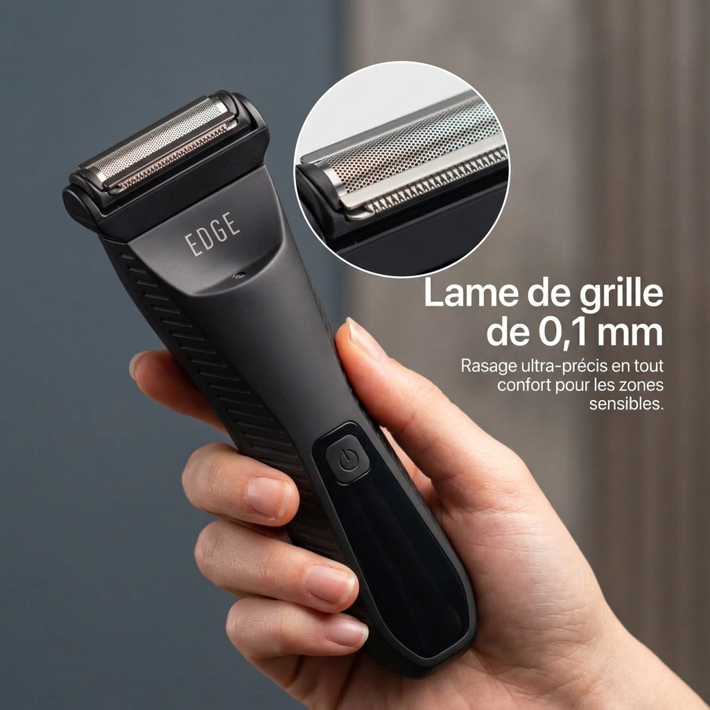 Edge - De la barbe aux couilles. Simple.